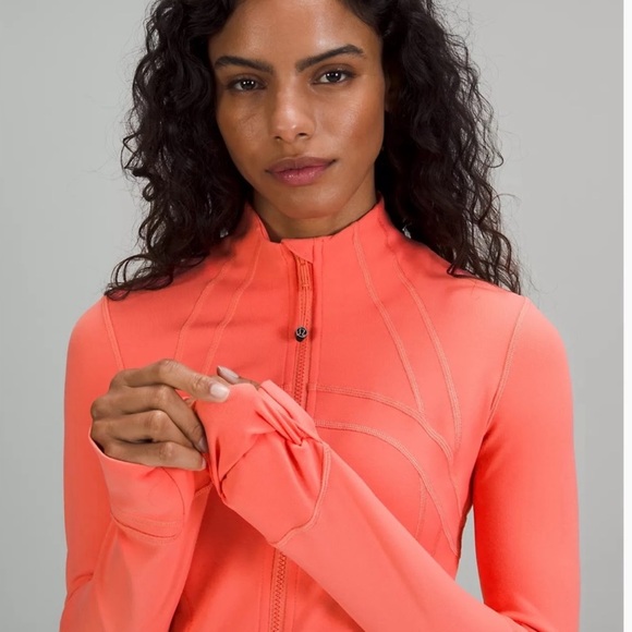 LULULEMON ORANGE DEFINE JACKET SIZE MEDIUM - Picture 3 of 9